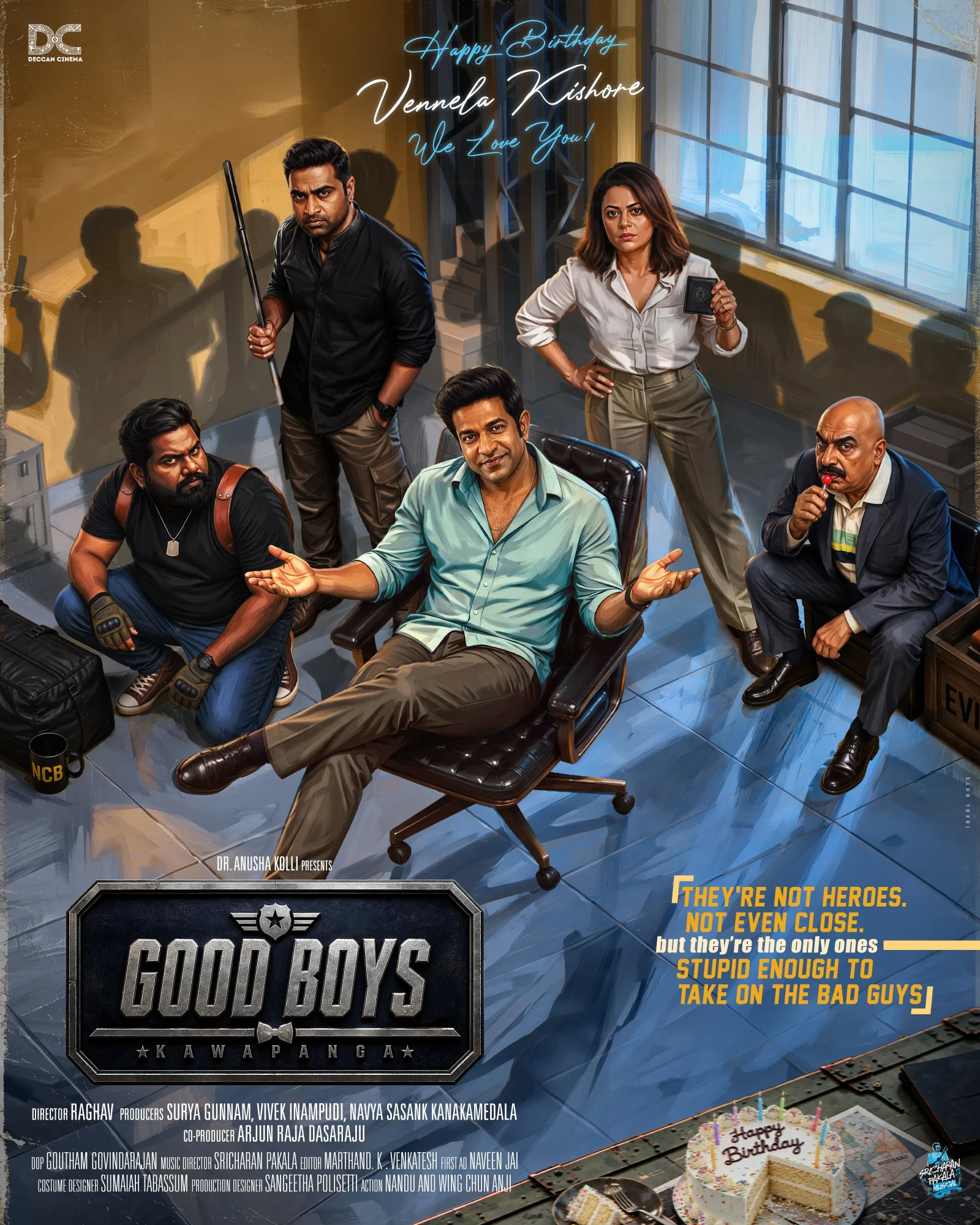 Vennela Kishore Champions a Misfit Strike Force in Zany Action-Comedy Good Boys!