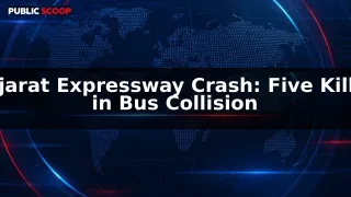 Five killed after luxury bus collides with truck on Gujarat expressway