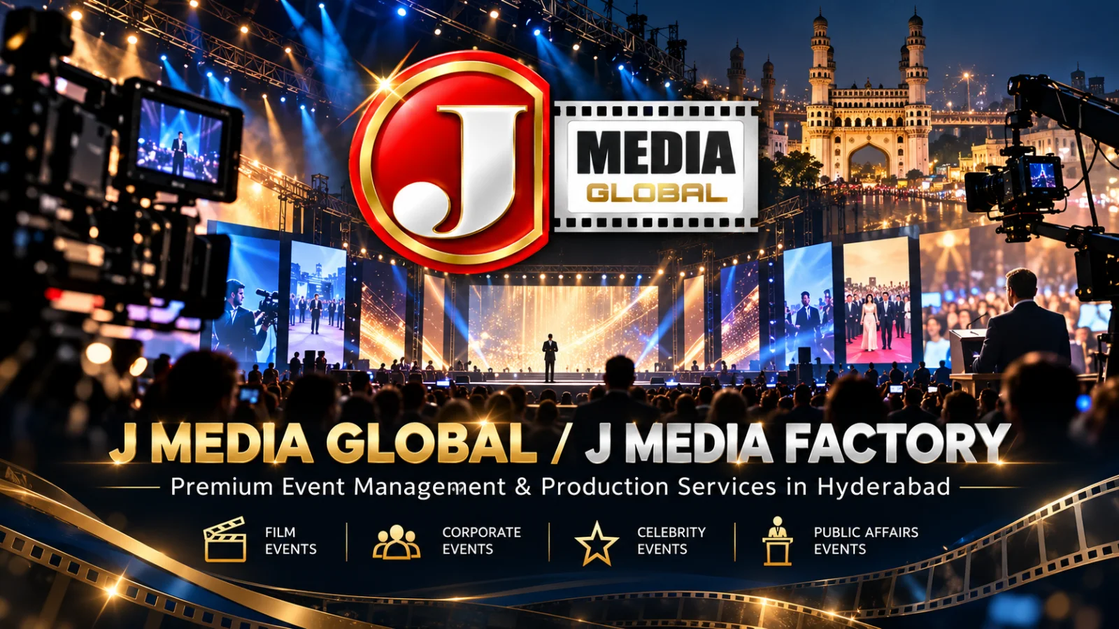 J Media Global (J Media Factory): Event Management & Production Company in Hyderabad