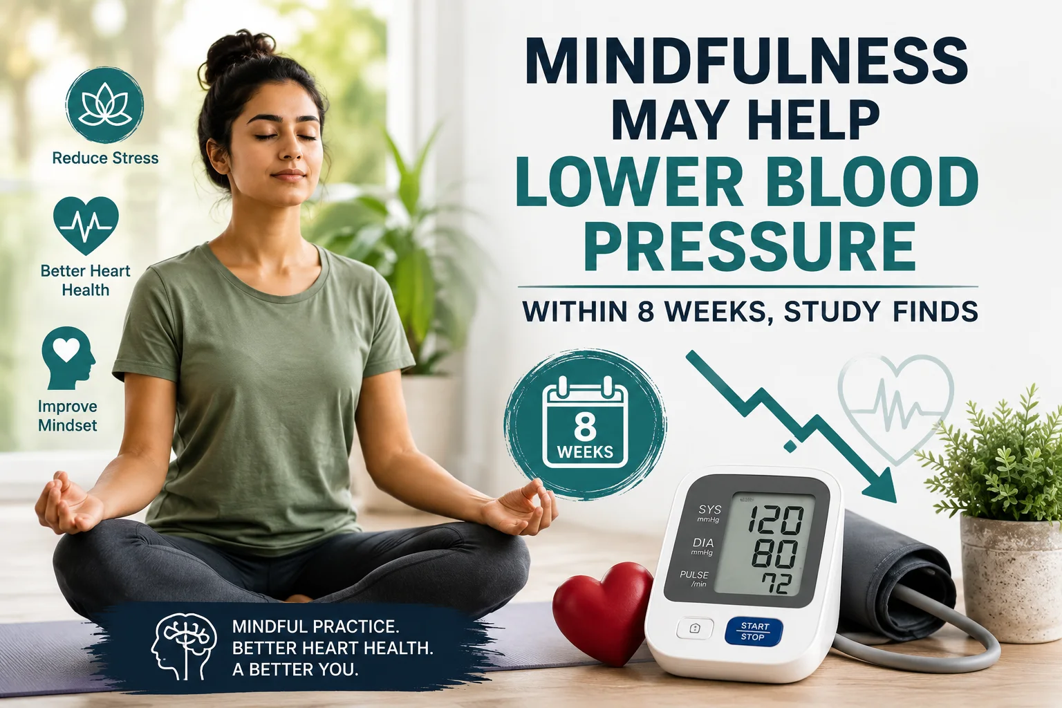 Mindfulness meditation and blood pressure health
